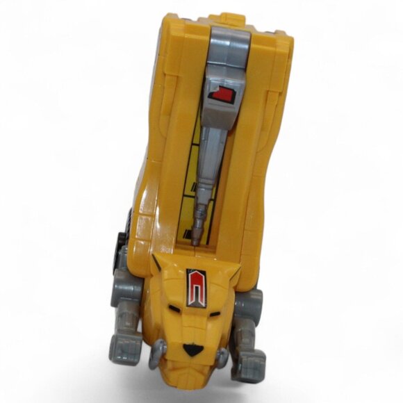 2013 Sabretooth Legacy Mighty Morphin Power Rangers Yellow & Gray Tiger Zord Fig - Picture 6 of 7